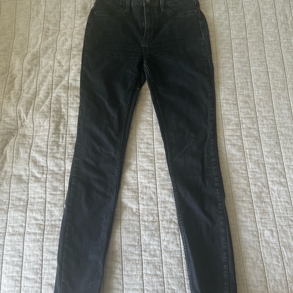 Free People Black Skinny Jeans Classic Style